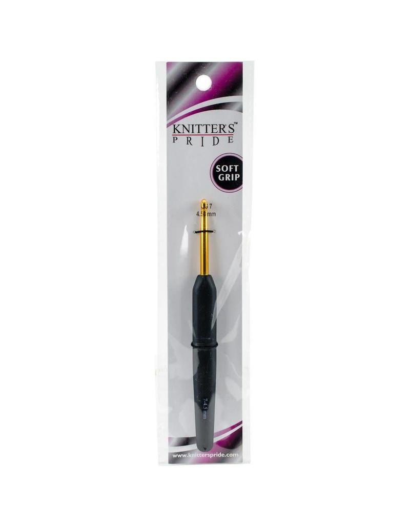 Knitters Pride KP Aluminum Gold Crochet Single End