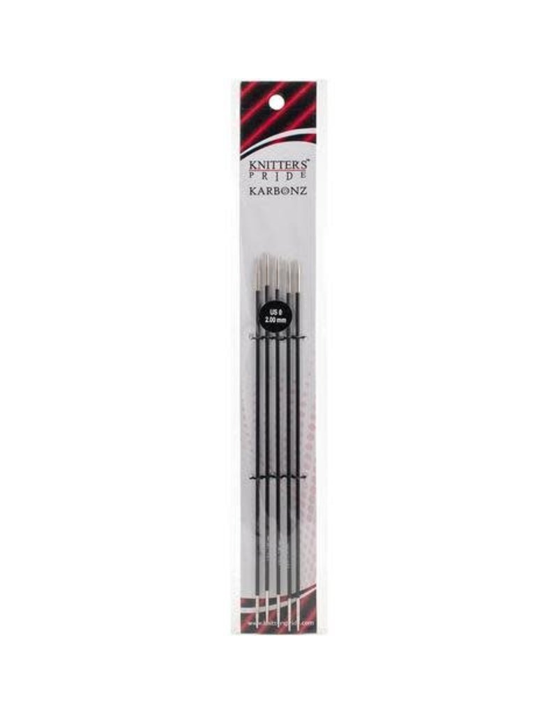 Knitters Pride KP Karbonz Double Point 8" (20cm)