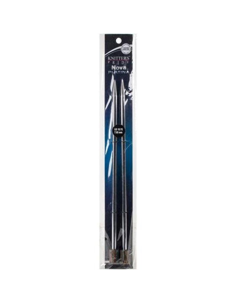 Knitters Pride KP Nova Platina Single Point 10" (25cm)
