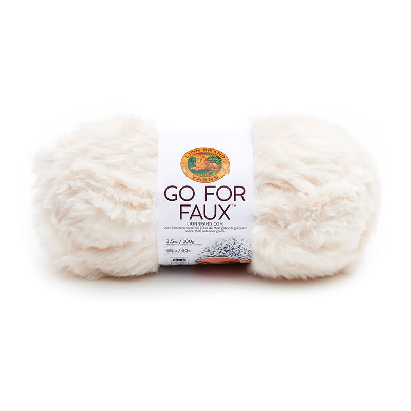 Lion Brand Go For Faux Yarn - Baked Alaska, 64 yds