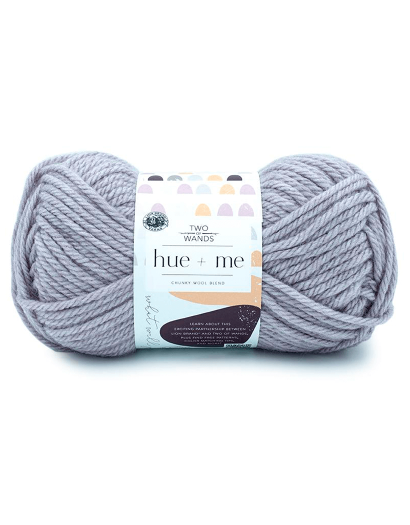 Lion Brand Two of Wands Hue + Me Yarn Bulky 5, Fatigues, Chunky Wool Blend  4.4oz