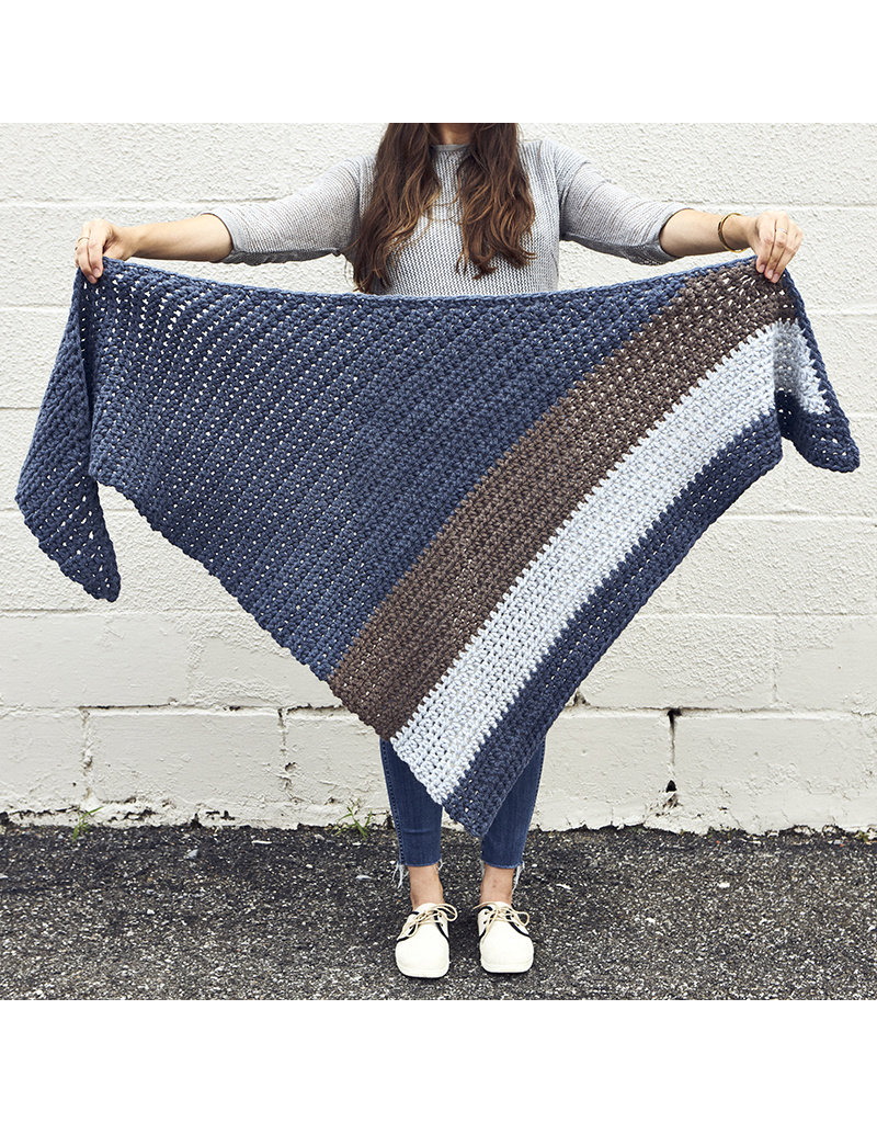 Lion Brand Racer Wrap (Crochet)