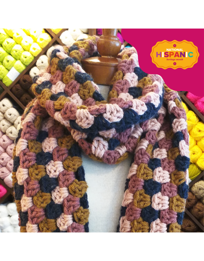 Lion Brand Color Pop Super Scarf (Crochet)