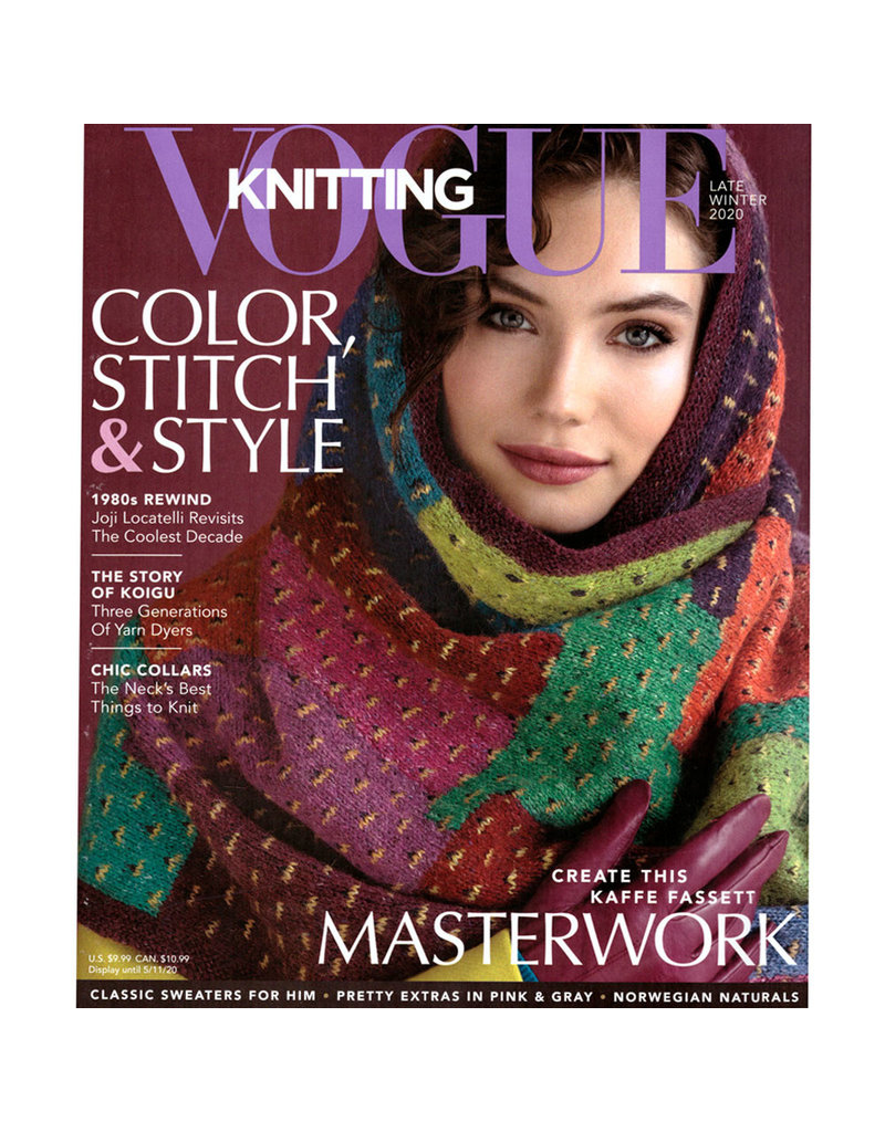 VK Vogue Knitting - Late Winter 2020 - Crochet Stores Inc.