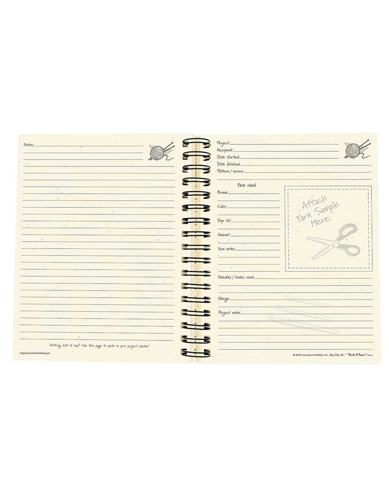 Journals Unlimited JU Yarn It! Knitting & Crochet Journal