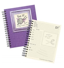 Journals Unlimited JU Yarn It! Knitting & Crochet Journal - Eggplant