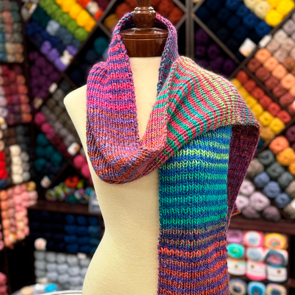 Noro Striped Scarf (Knit) Crochet Stores Inc.