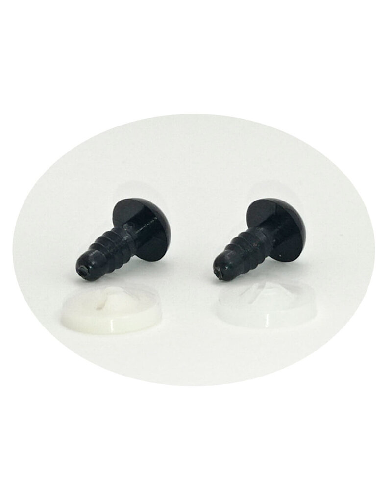 CR Amigurumi Plastic Round Eyes (Pack of 10)