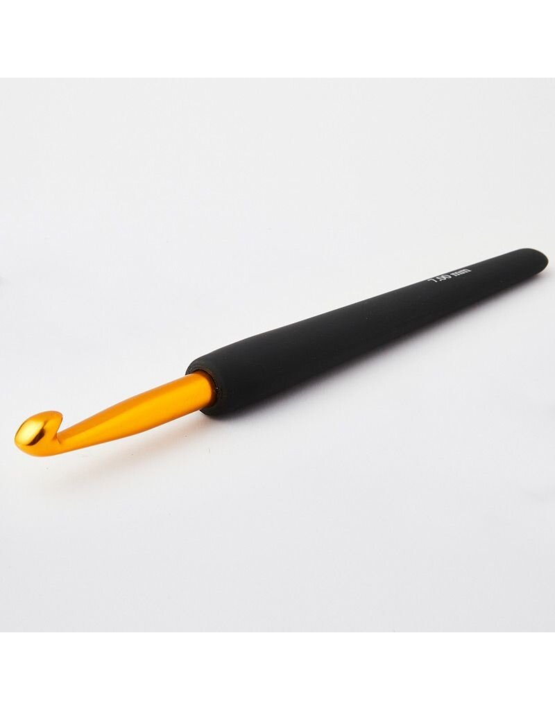 Knit Pro KNPR Aluminum Gold Crochet Single End