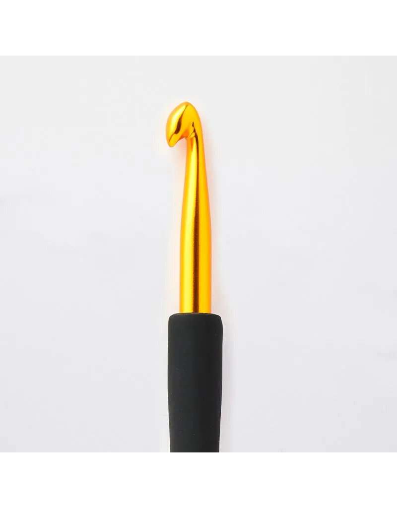 Knit Pro KNPR Aluminum Gold Crochet Single End