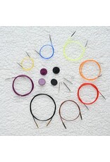 Knit Pro KNPR - Fixed Cables - Color Coated Nylon Silver Connectors