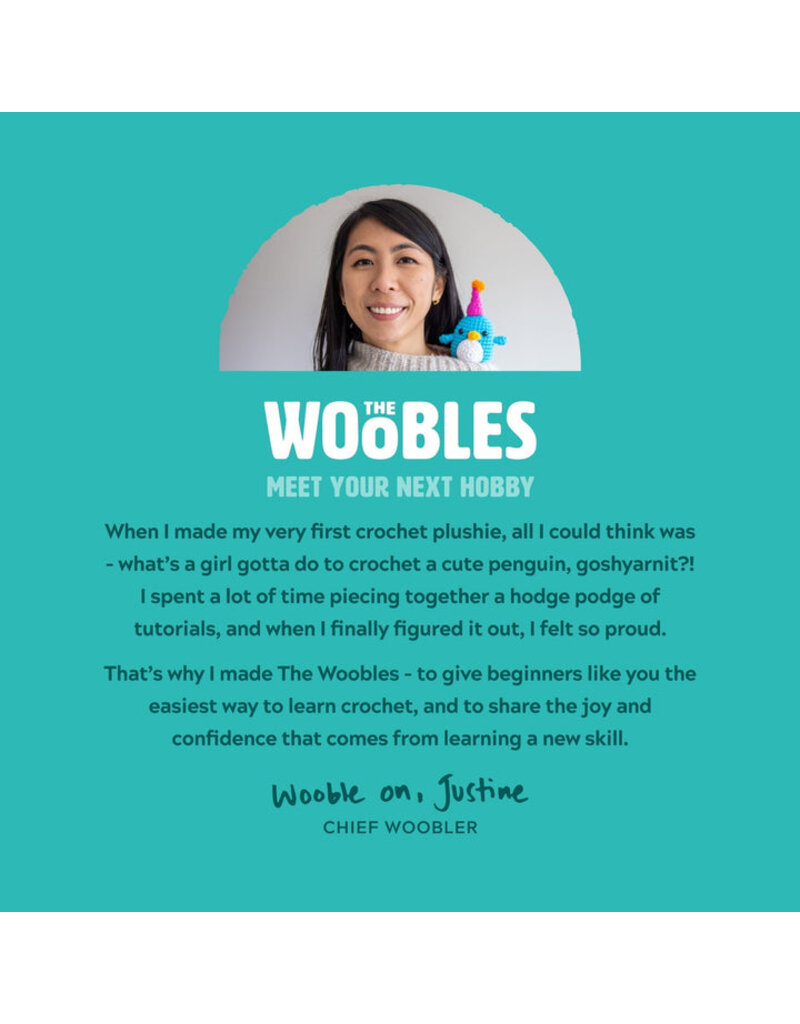 Woobles Crochet Kit Rainbow Billy the Unicorn