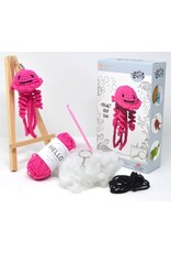 Knitty Critters Knitty Critters - Jellyfish Keychain Crochet Kit
