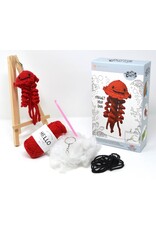 Knitty Critters Knitty Critters - Jellyfish Keychain Crochet Kit