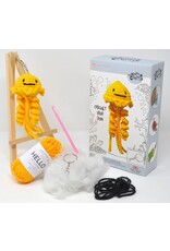 Knitty Critters Knitty Critters - Jellyfish Keychain Crochet Kit