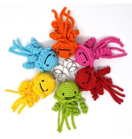 Knitty Critters Knitty Critters - Jellyfish Keychain Crochet Kit