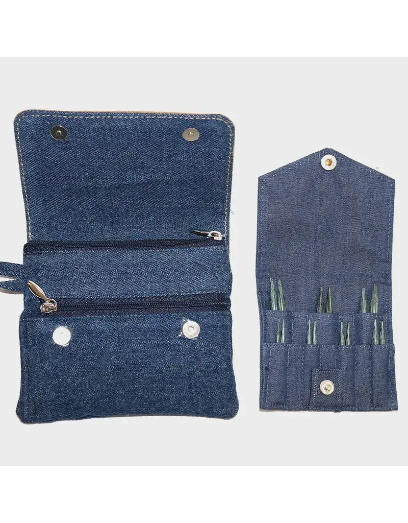 Knit Pro KNPR Indigo Wood 2" Mini IC Needle Set  20645