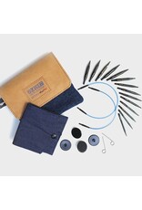 Knit Pro KNPR Indigo Wood 2" Mini IC Needle Set  20645
