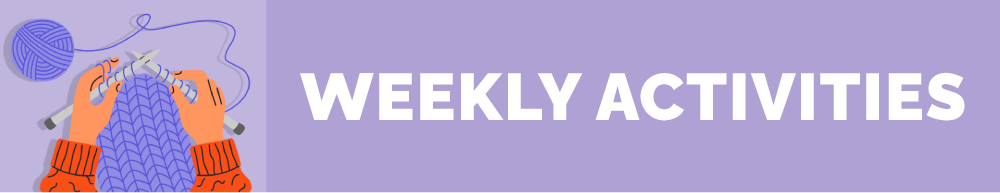 Ridge Square North: Weekly Activities