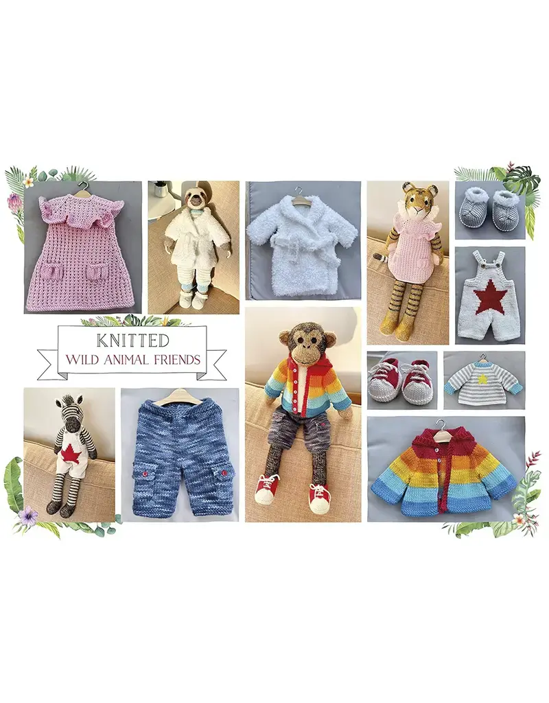 David & Charles DC Knitted Wild Animal Friends