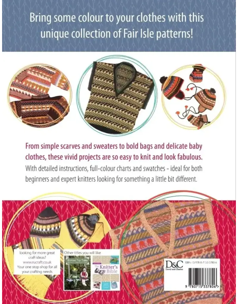 David & Charles DC Fabulous Fair Isle Knitting