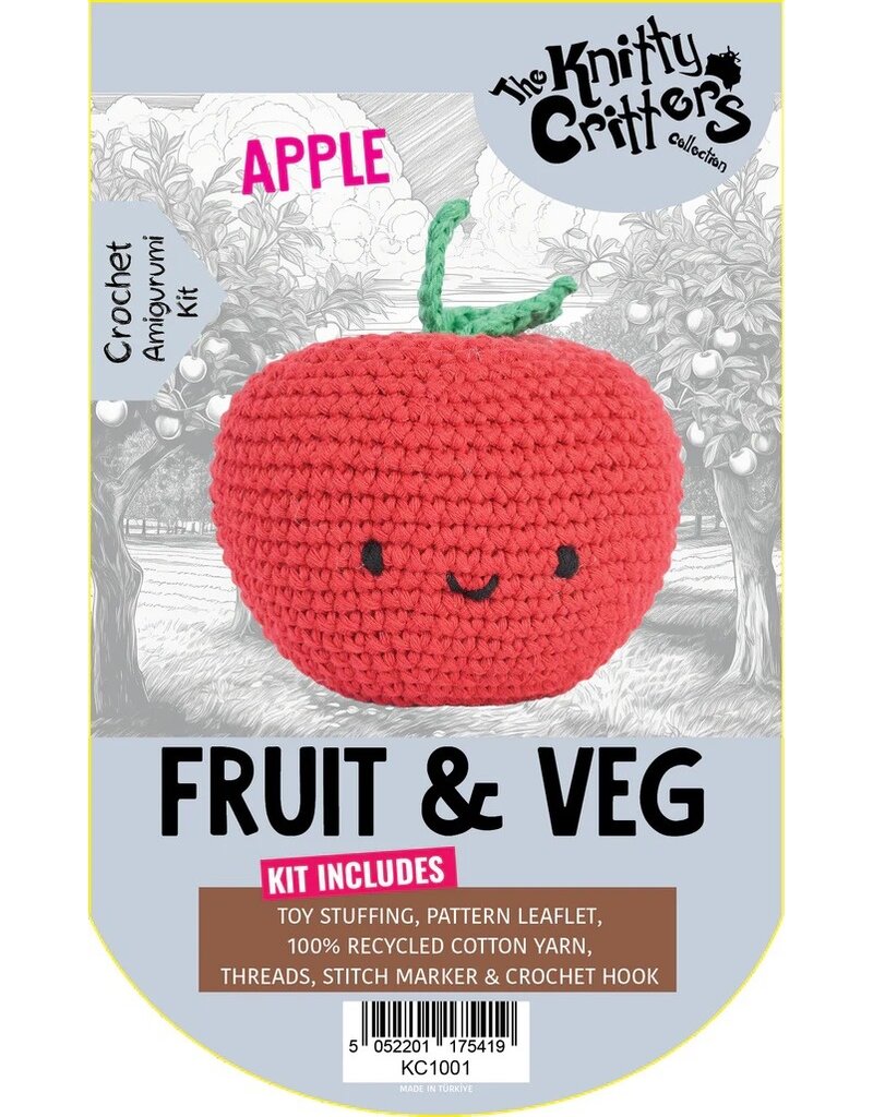 Knitty Critters Knitty Critters - Pouch Pals Fruit & Veg Crochet Kit