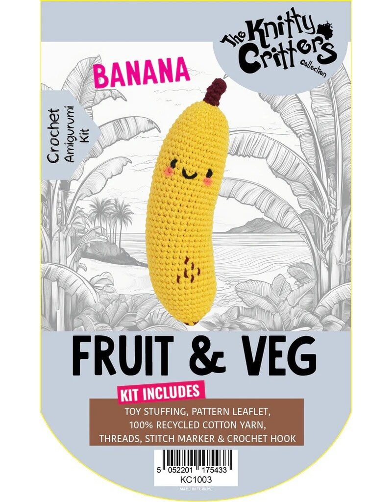 Knitty Critters Knitty Critters - Pouch Pals Fruit & Veg Crochet Kit