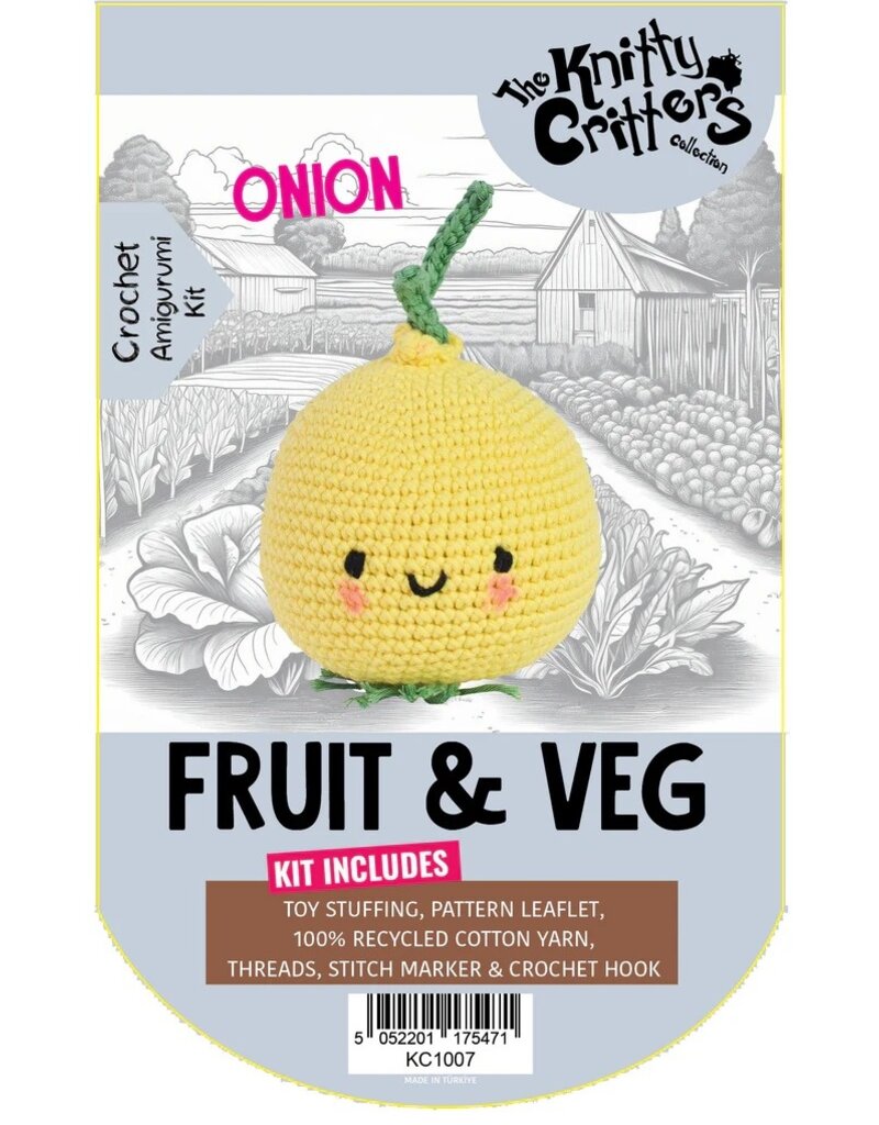 Knitty Critters Knitty Critters - Pouch Pals Fruit & Veg Crochet Kit