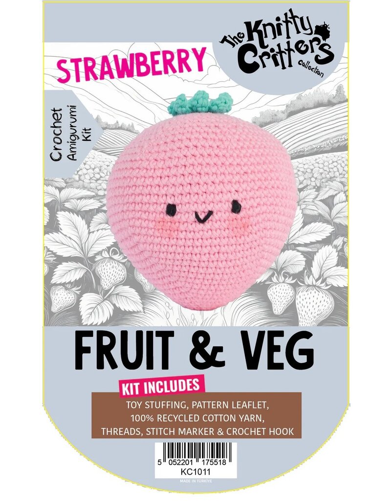 Knitty Critters Knitty Critters - Pouch Pals Fruit & Veg Crochet Kit