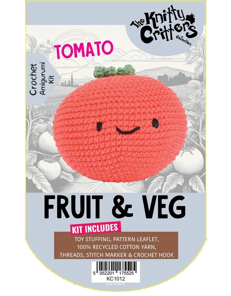 Knitty Critters Knitty Critters - Pouch Pals Fruit & Veg Crochet Kit