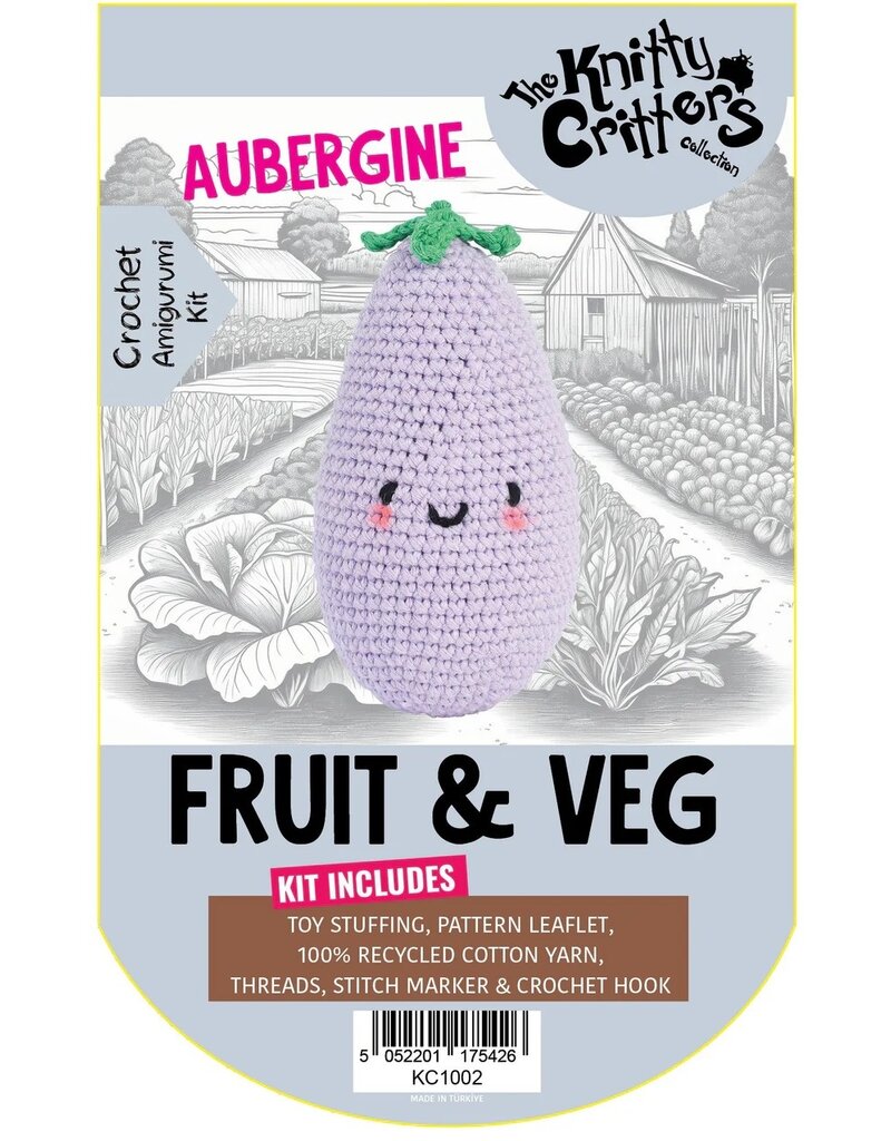 Knitty Critters Knitty Critters - Pouch Pals Fruit & Veg Crochet Kit