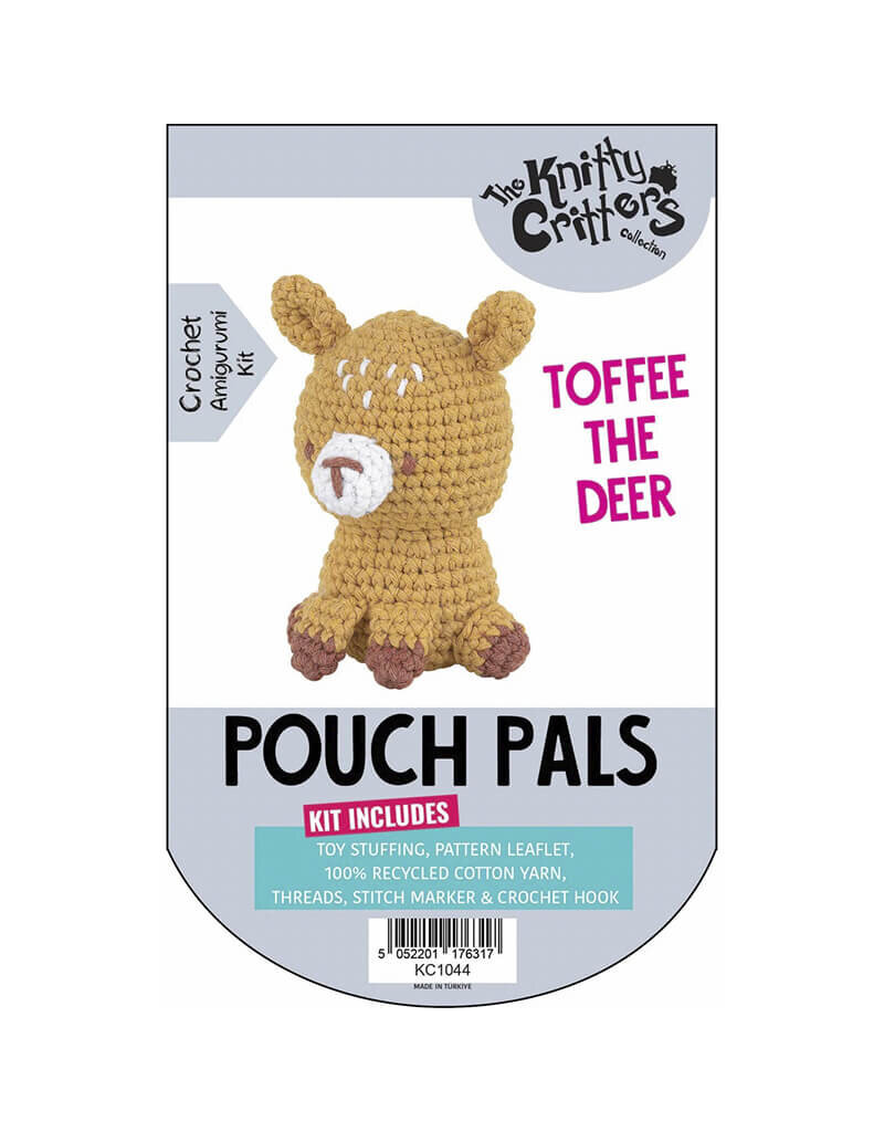 Knitty Critters Knitty Critters - Pouch Pals 3 Crochet Kit
