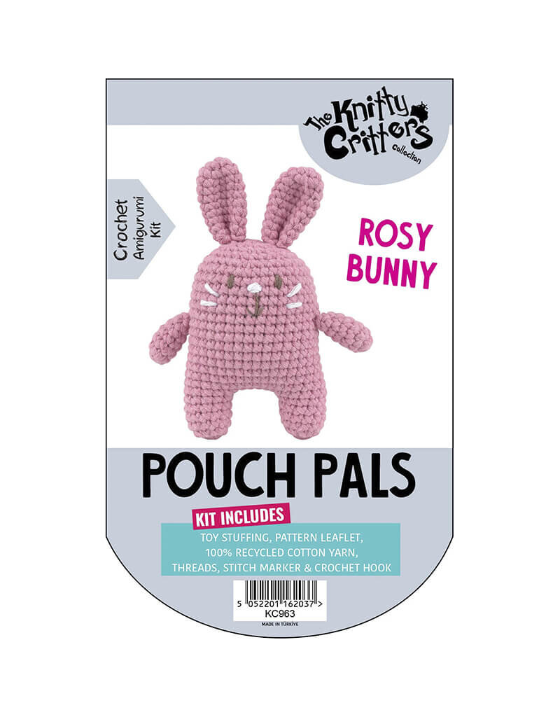 Knitty Critters Knitty Critters - Pouch Pals 3 Crochet Kit
