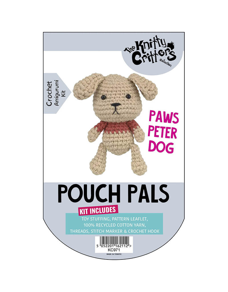 Knitty Critters Knitty Critters - Pouch Pals 3 Crochet Kit