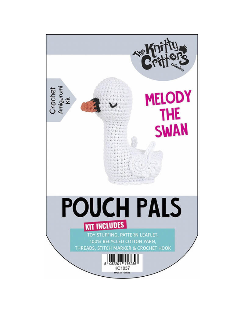 Knitty Critters Knitty Critters - Pouch Pals 3 Crochet Kit