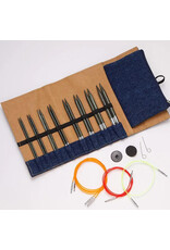 Knit Pro KNPR Indigo Wood 5" Normal IC Needle Set 20643