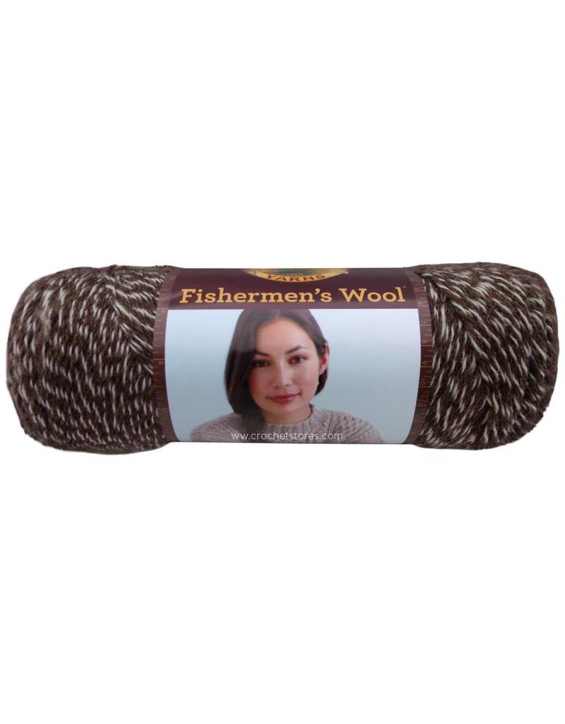 Lion Brand Yarn 150-126K Fishermen's Wool Yarn, Nature's Brown : :  Home