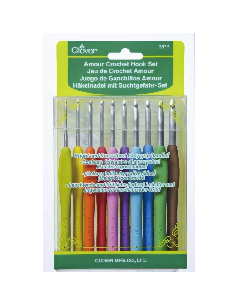 Clover CLO Amour Crochet Hook Set - Free Shipping