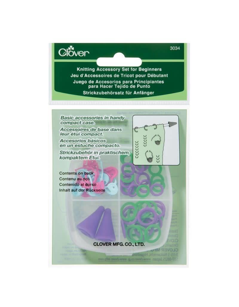 Clover CLO Knitting Accs Set Beginners 3034