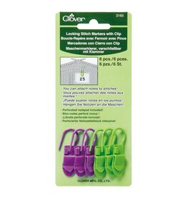 Clover CLO Lock Stitch Mark W/Clip CL3165