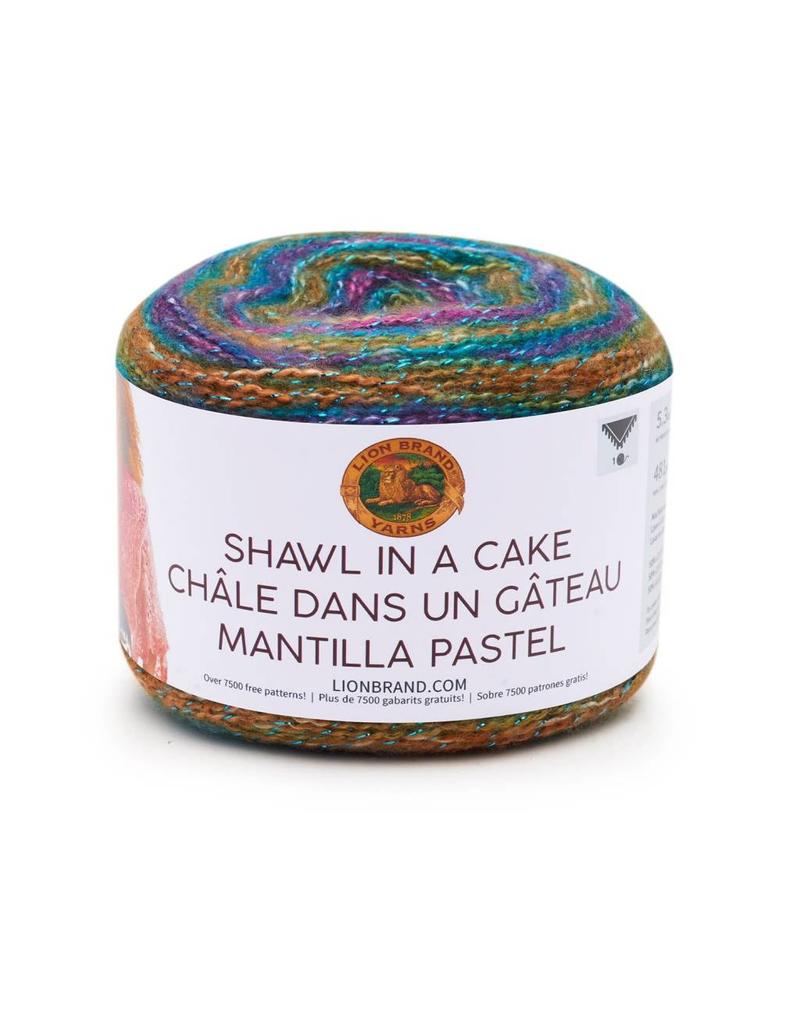 Lion Brand LB Shawl In A Cake- Metallic