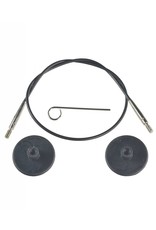 Knitters Pride KP Black cord - 30" (76 cm to make 100 cm/ 40") 800104