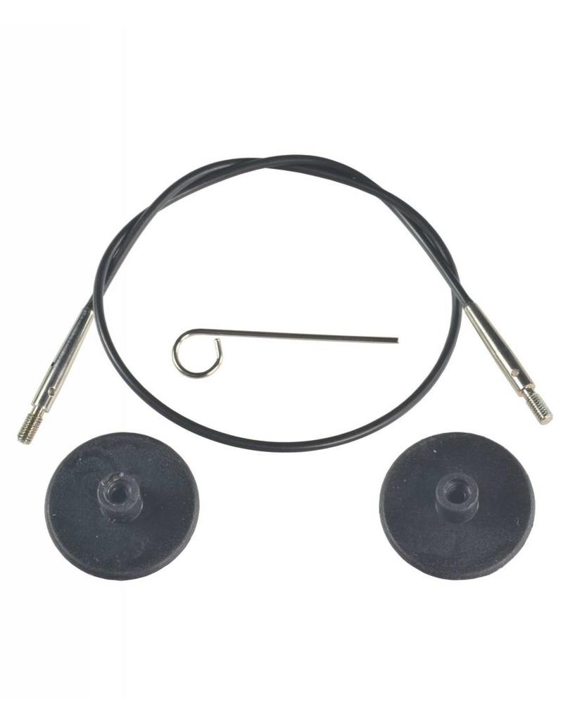 Knitters Pride KP Black cord - 30" (76 cm to make 100 cm/ 40") 800104