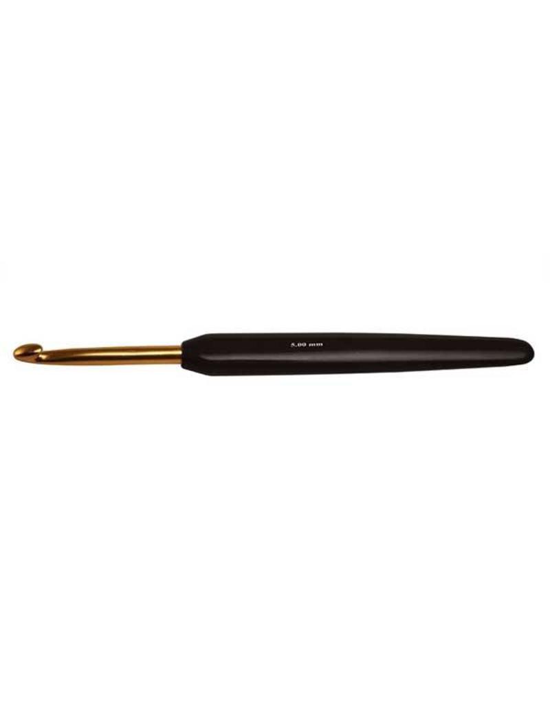Knitters Pride KP Aluminum Gold Crochet Single End