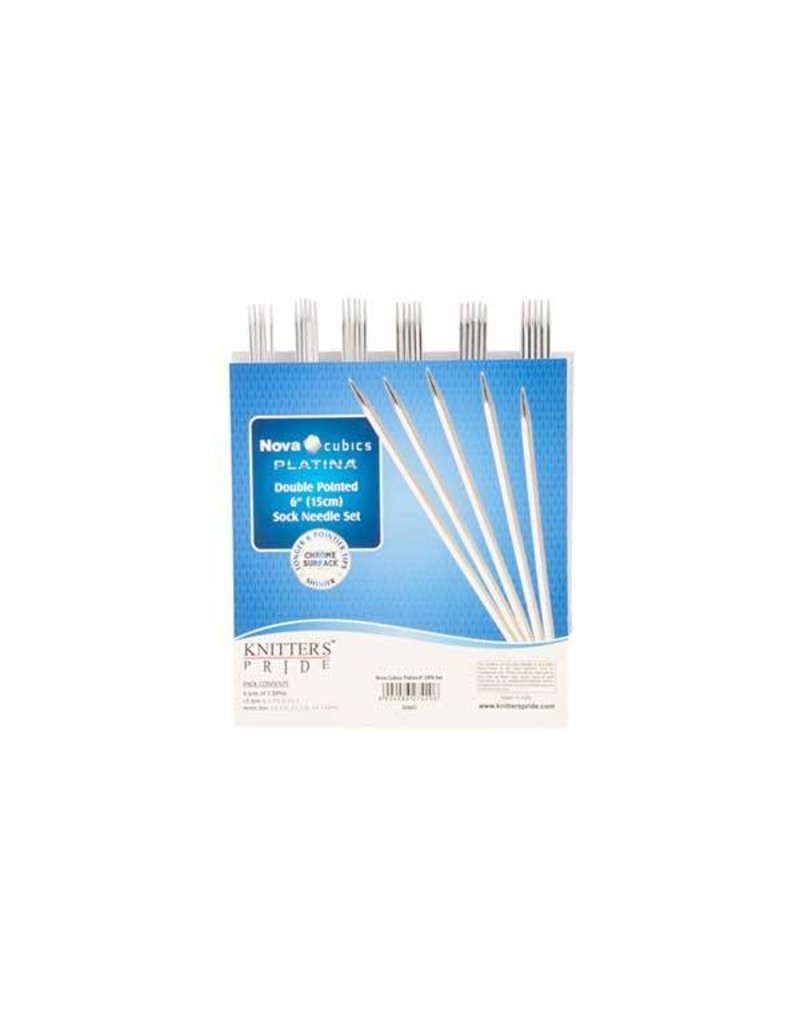 Knitters Pride KP Nova Cubics Double Point 6" (15cm) - Set of 6 (320453)