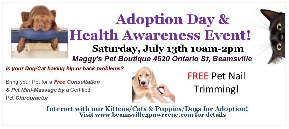 Beamsville 4 Paw Rescue is coming to Maggy's