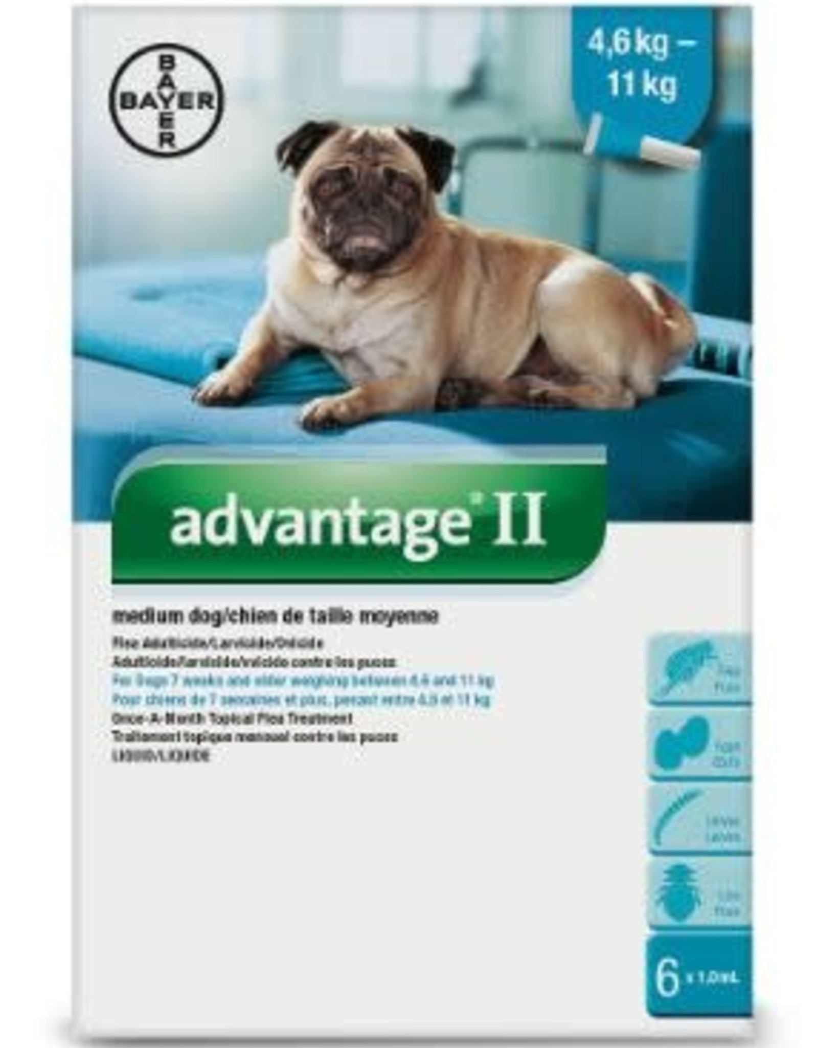 advantage ii medium dog