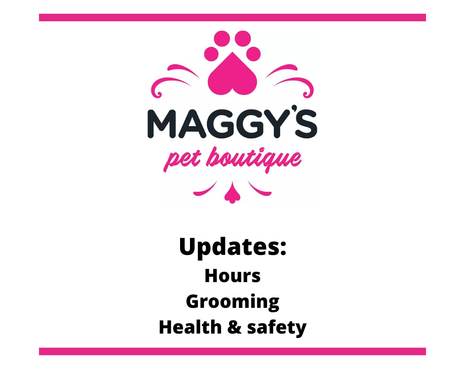 Covid 19 -News at Maggy's Pet Boutique
