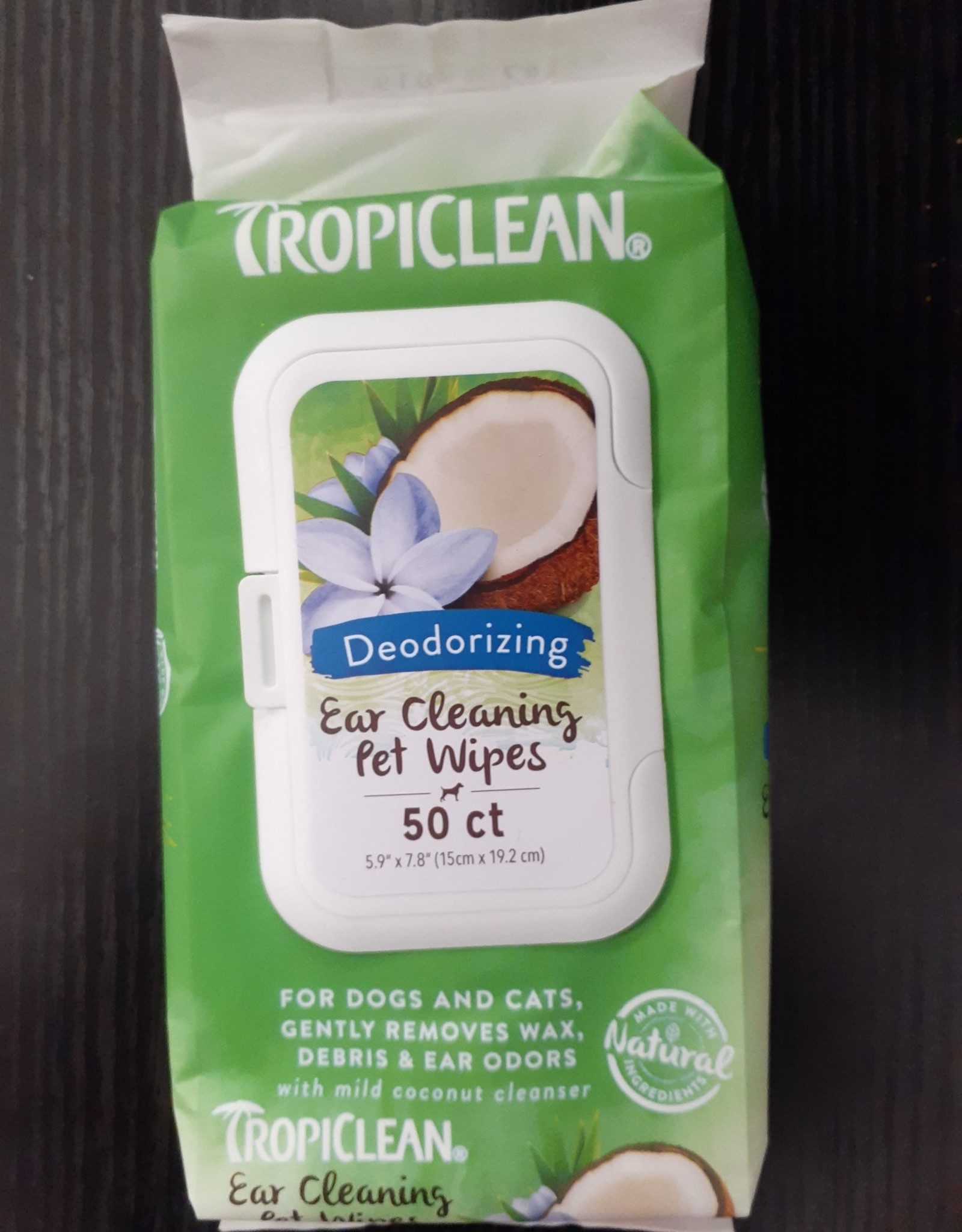 tropiclean deodorizing pet wipes