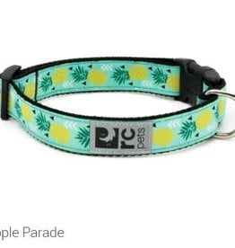 RC Pets RC clip collar 1" medium pineapple parade